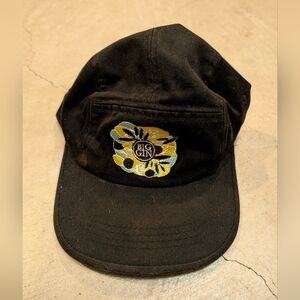 Coal Snapback Hat Black 5 Panel Big Gin Black